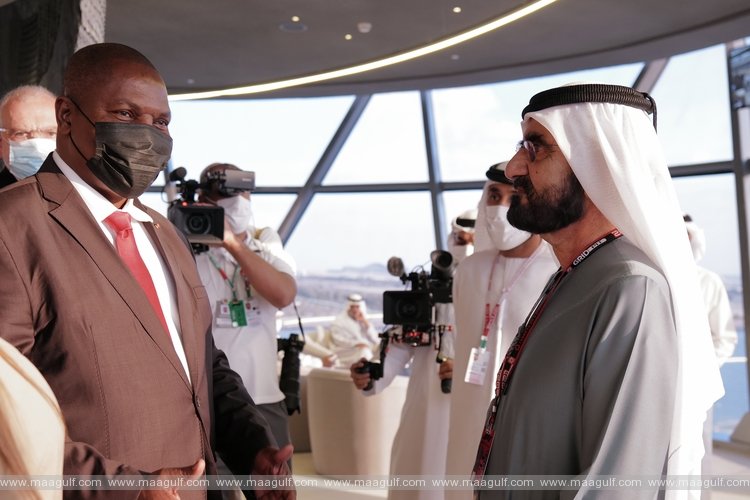 Sheikh Mohammed meets with President of Central African Republic